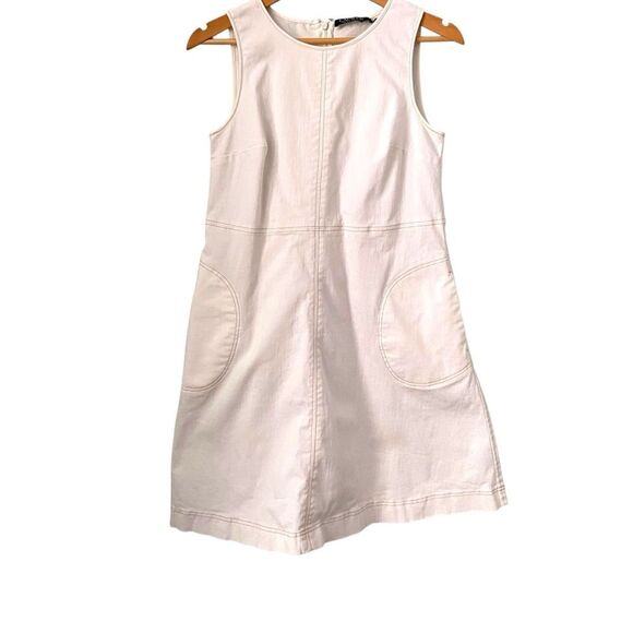 Lauren by Ralph Lauren Denim Fit-and-Flare Dress with Pockets in Size  6 - Picture 2 of 9